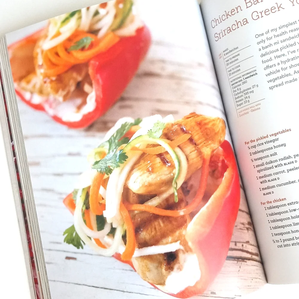 William Sonoma Inspiralized Turn Vegetables Into Healthy Meals Recipe Book